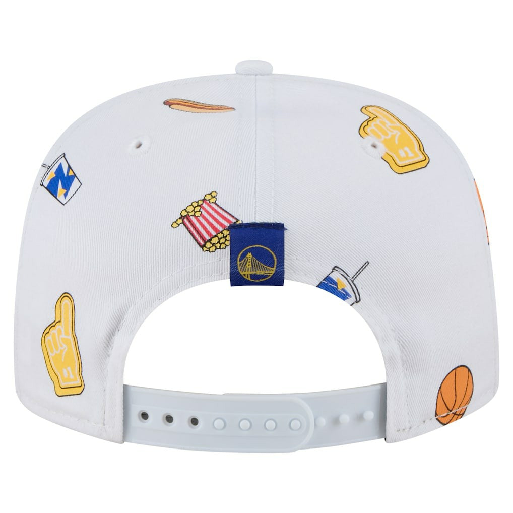Golden State Warriors Team Cheer Rope 19TWENTY Adjustable Hat sale - White outlet