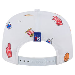 Philadelphia 76ers Team Cheer Rope 19TWENTY Adjustable Hat - White sale