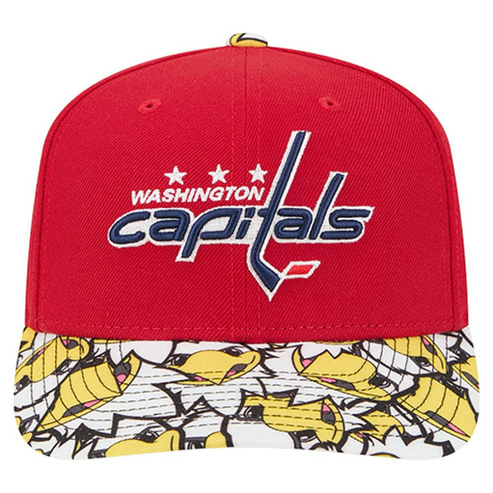 Washington Capitals New Era Mascot Visor 9SEVENTY Adjustable Hat - Red Hats