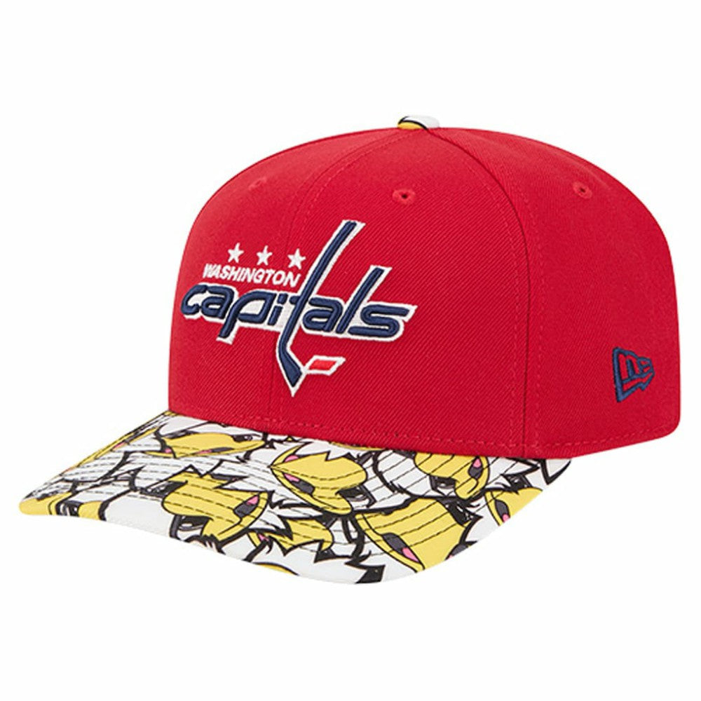 Washington Capitals New Era Mascot Visor 9SEVENTY Adjustable Hat - Red Hats