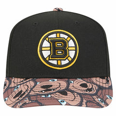 Boston Bruins New Era Mascot Visor 9SEVENTY Adjustable Hat - Black Hats