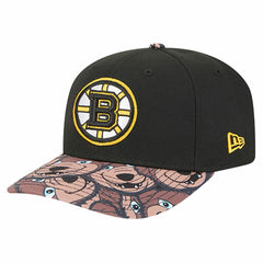 Boston Bruins New Era Mascot Visor 9SEVENTY Adjustable Hat - Black Hats
