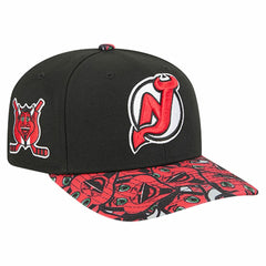 New Jersey Devils New Era Mascot Visor 9SEVENTY Adjustable Hat - Black Jerseys