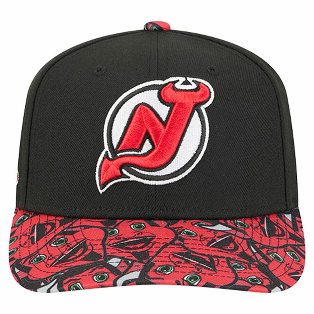 New Jersey Devils New Era Mascot Visor 9SEVENTY Adjustable Hat - Black Jerseys