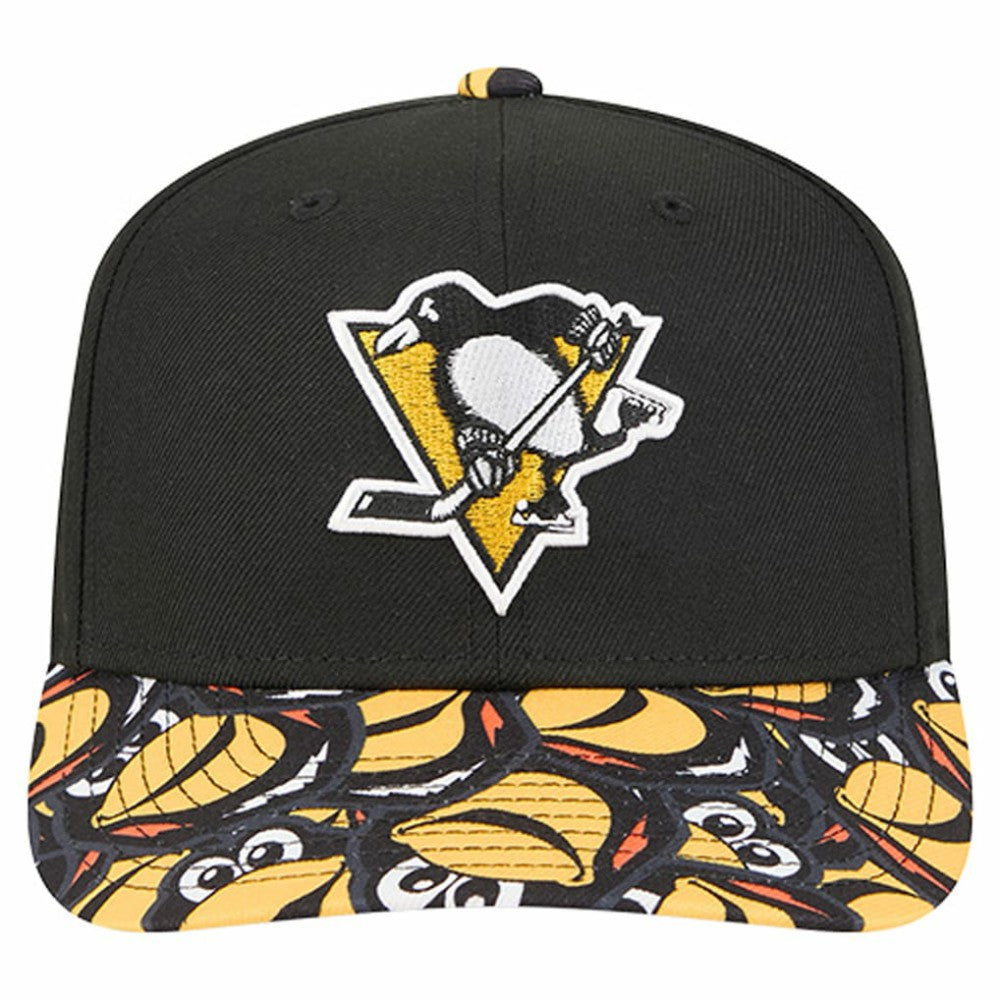 Pittsburgh Penguins New Era Mascot Visor 9SEVENTY Adjustable Hat - Black Hats