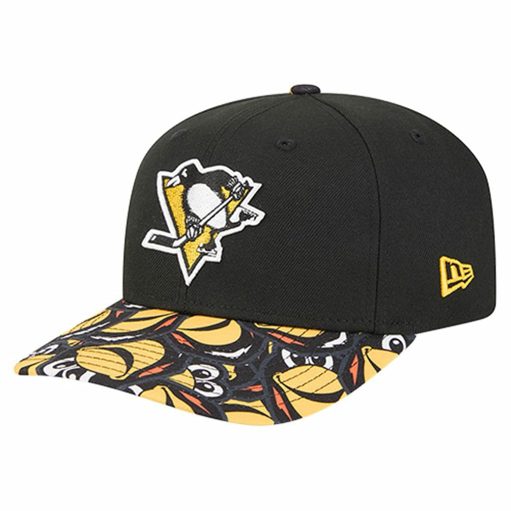 Pittsburgh Penguins New Era Mascot Visor 9SEVENTY Adjustable Hat - Black Hats