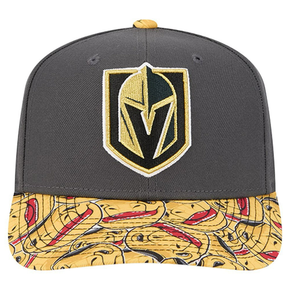 Vegas Golden Knights New Era Mascot Visor 9SEVENTY Adjustable Hat - Grey Hats