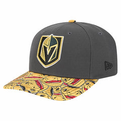Vegas Golden Knights New Era Mascot Visor 9SEVENTY Adjustable Hat - Grey Hats