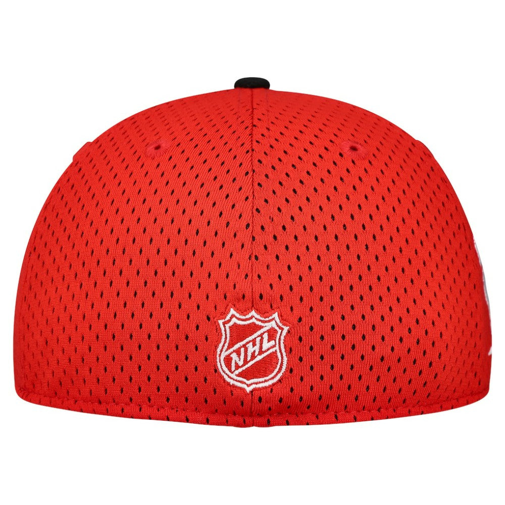 Detroit Red Wings New Era Mesh Crown Two-Tone 59FIFTY Fitted Hat - Red/Black Hats