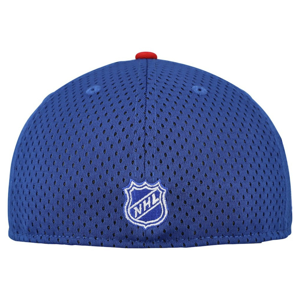 New York Rangers New Era Mesh Crown Two-Tone 59FIFTY Fitted Hat - Blue/Red Hats