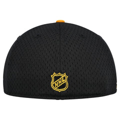 Pittsburgh Penguins New Era Mesh Crown Two-Tone 59FIFTY Fitted Hat - Black/Gold Hats