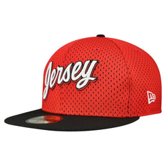New Jersey Devils New Era Mesh Crown Two-Tone 59FIFTY Fitted Hat - Red/Black Jerseys