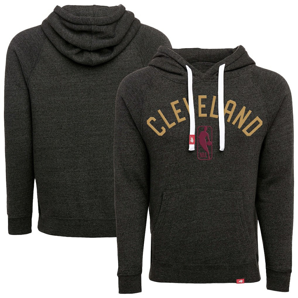 Cleveland Cavaliers Sportiqe Unisex Olsen Tri-Blend Pullover Hoodie sale - Black for sale