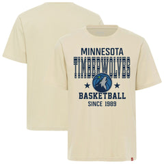 Minnesota Timberwolves Sportiqe Unisex Duke Premium T-Shirt - Cream discount