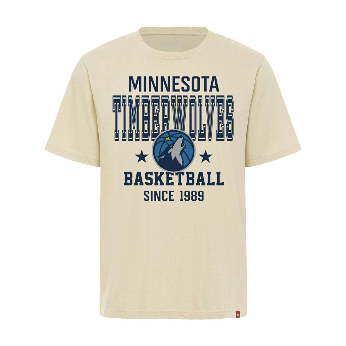 Minnesota Timberwolves Sportiqe Unisex Duke Premium T-Shirt - Cream discount