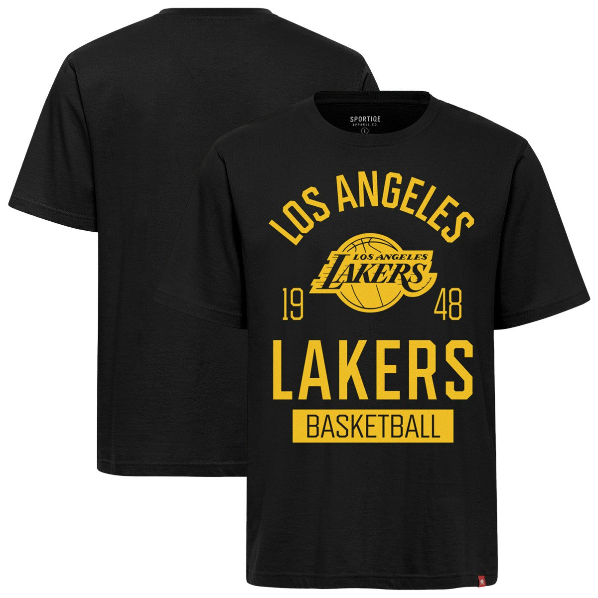 Los Angeles Lakers Sportiqe Unisex Duke Premium T-Shirt - Black online