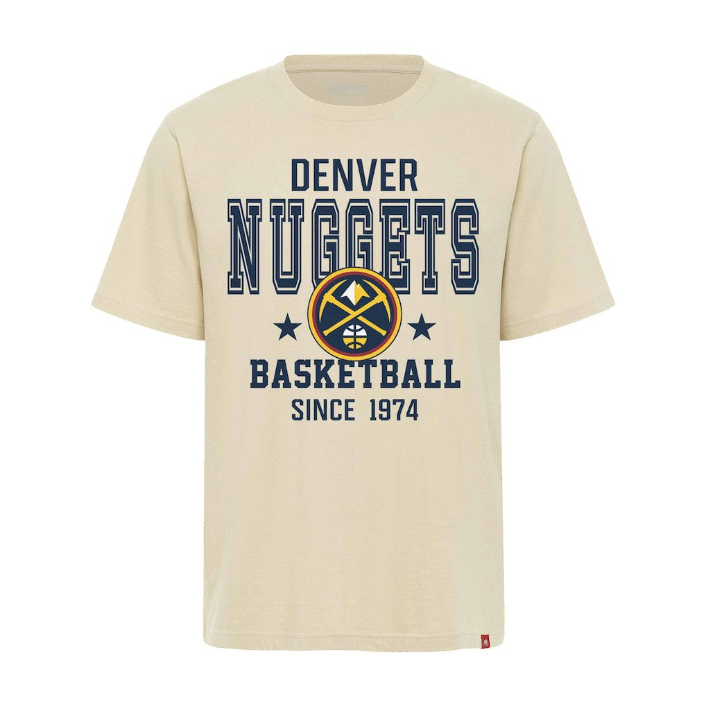 Denver Nuggets Sportiqe Unisex Duke Premium T-Shirt sale - Cream shop