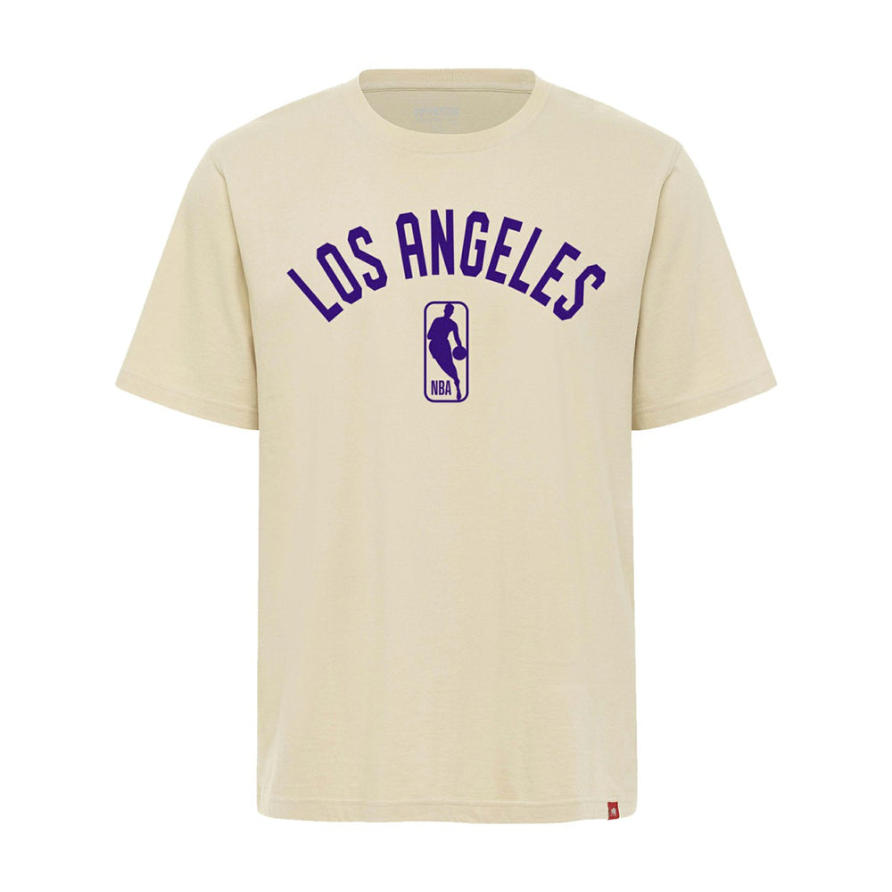 Los Angeles Lakers Sportiqe Unisex Duke Premium T-Shirt - Cream online