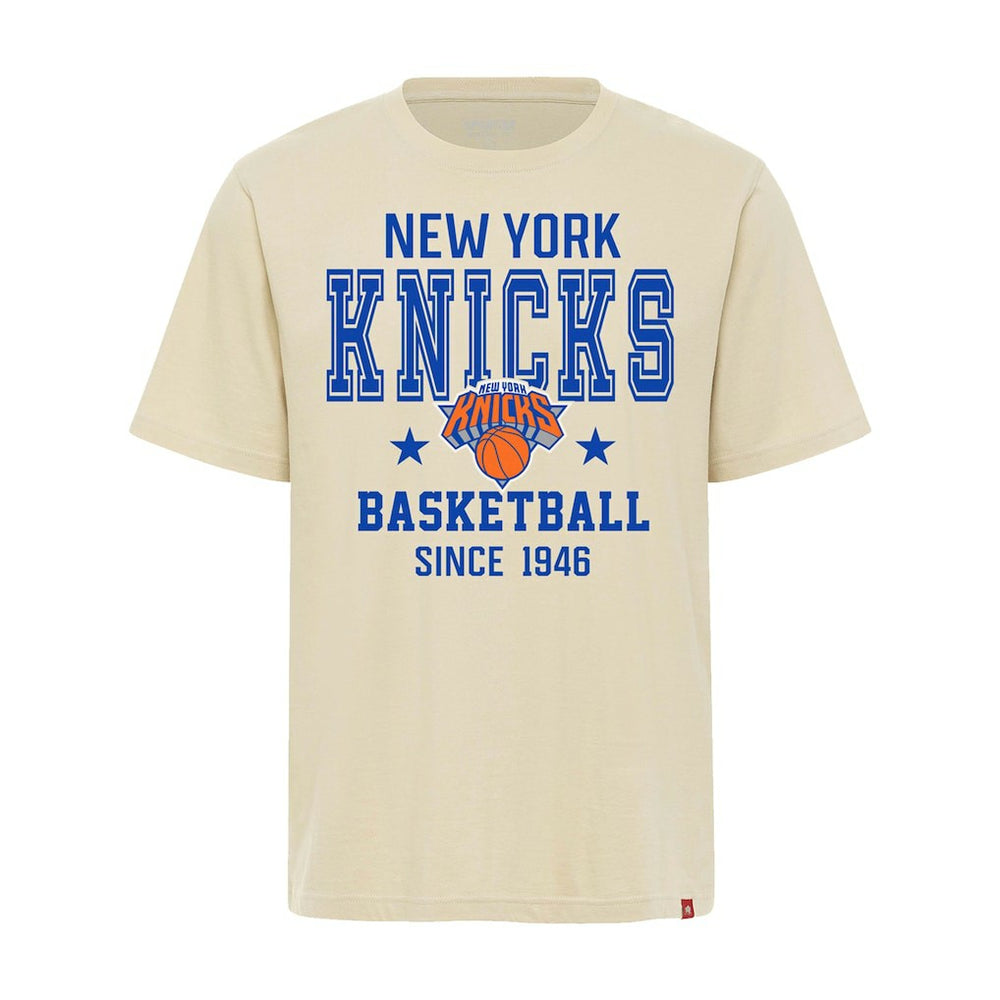 New York Knicks Sportiqe Unisex Duke Premium T-Shirt - Cream sale
