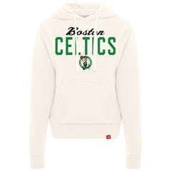 Boston Celtics Sportiqe Women's Ava Boxy Tri-Blend Pullover Hoodie - Cream sale