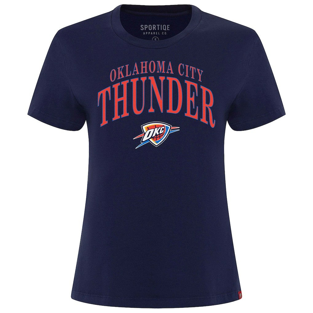 Oklahoma City Thunder Sportiqe Women's Arcadia Boxy T-Shirt - Navy shop