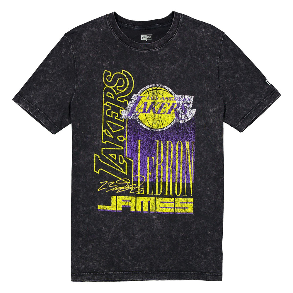 LeBron James Los Angeles Lakers Full Court Press Mineral Wash Player T-Shirt - Black discount