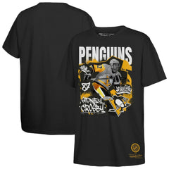 Sidney Crosby Pittsburgh Penguins Mitchell & Ness Youth Photo Reel Graphic T-Shirt - Black T-shirts