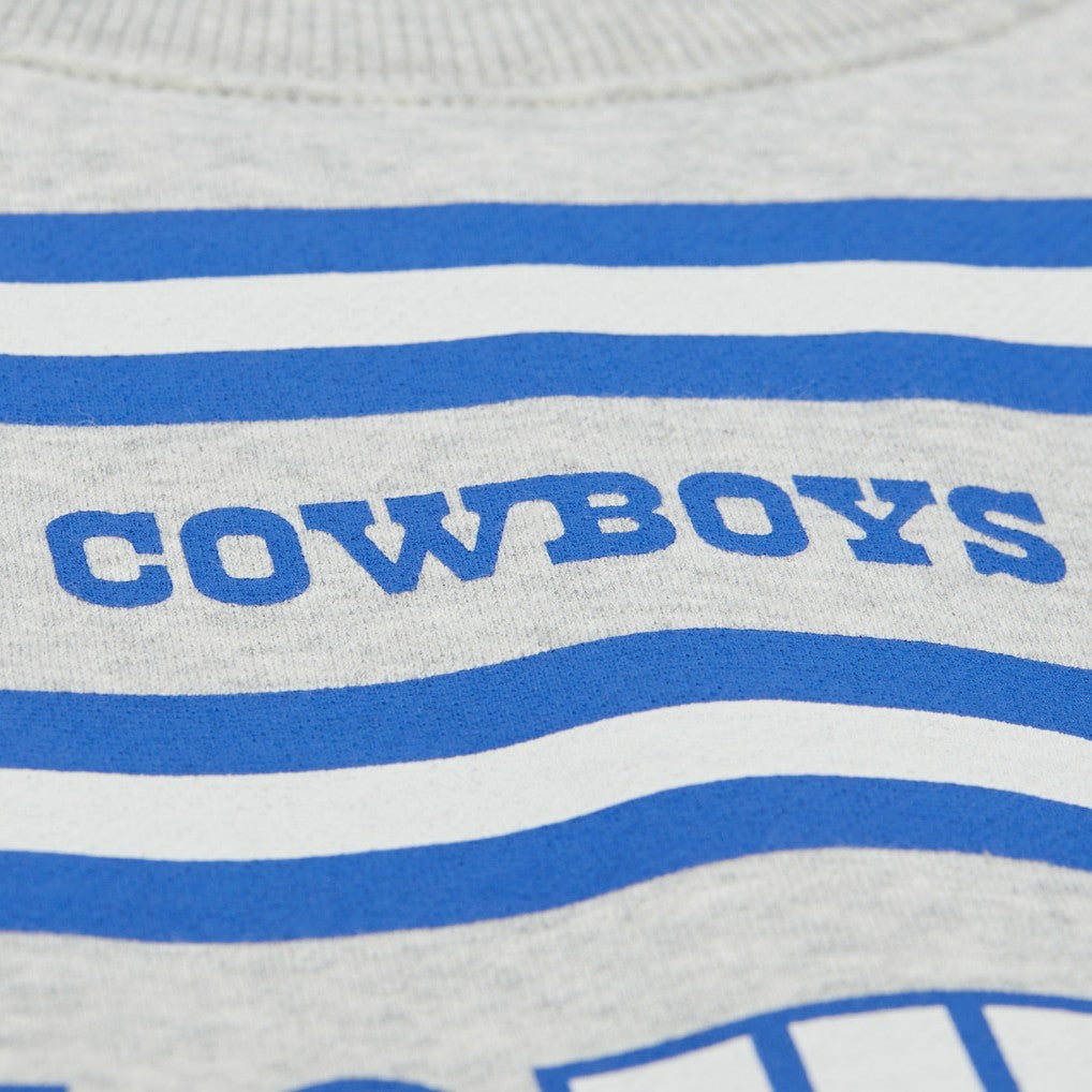 Dallas Cowboys All Over Print Retro Fleece Sweatshirt - Heather Gray for sale