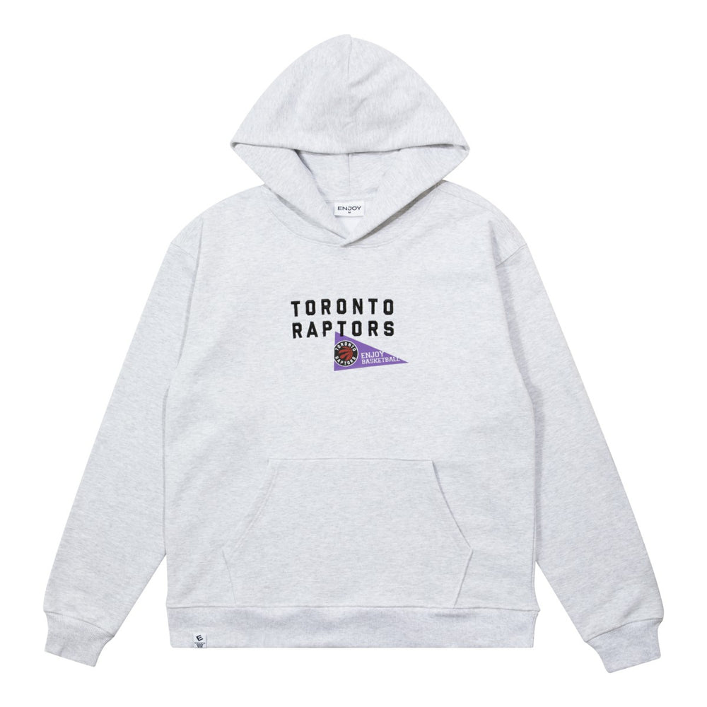 Enjoy Basketball x Toronto Raptors Unisex Hoop Enthusiast Capsule Collection Pullover Hoodie - Heather Gray for sale