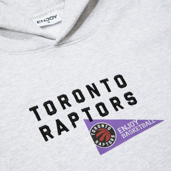 Enjoy Basketball x Toronto Raptors Unisex Hoop Enthusiast Capsule Collection Pullover Hoodie - Heather Gray for sale