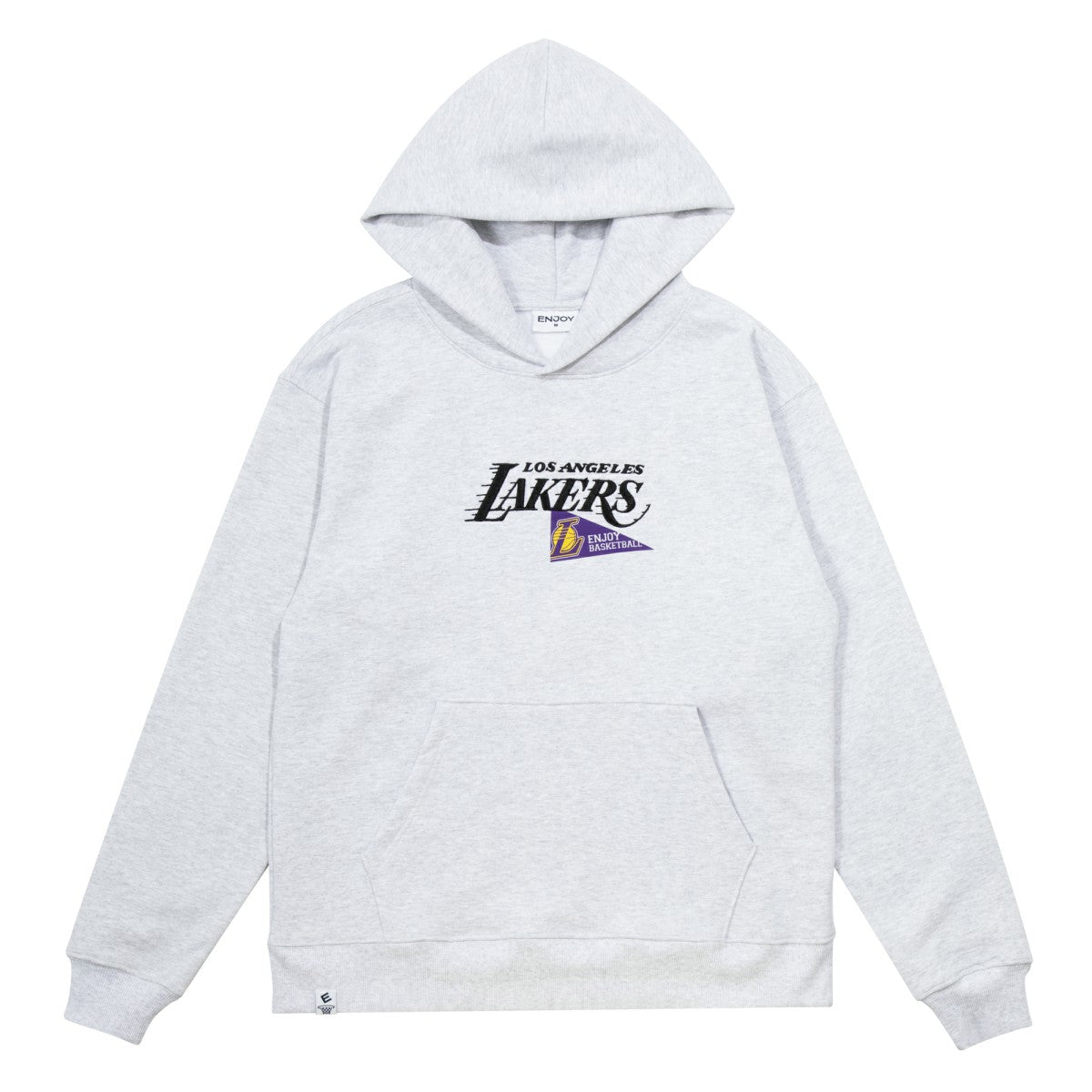 Enjoy Basketball x Los Angeles Lakers Unisex Hoop Enthusiast Capsule Collection Pullover Hoodie - Heather Gray shop