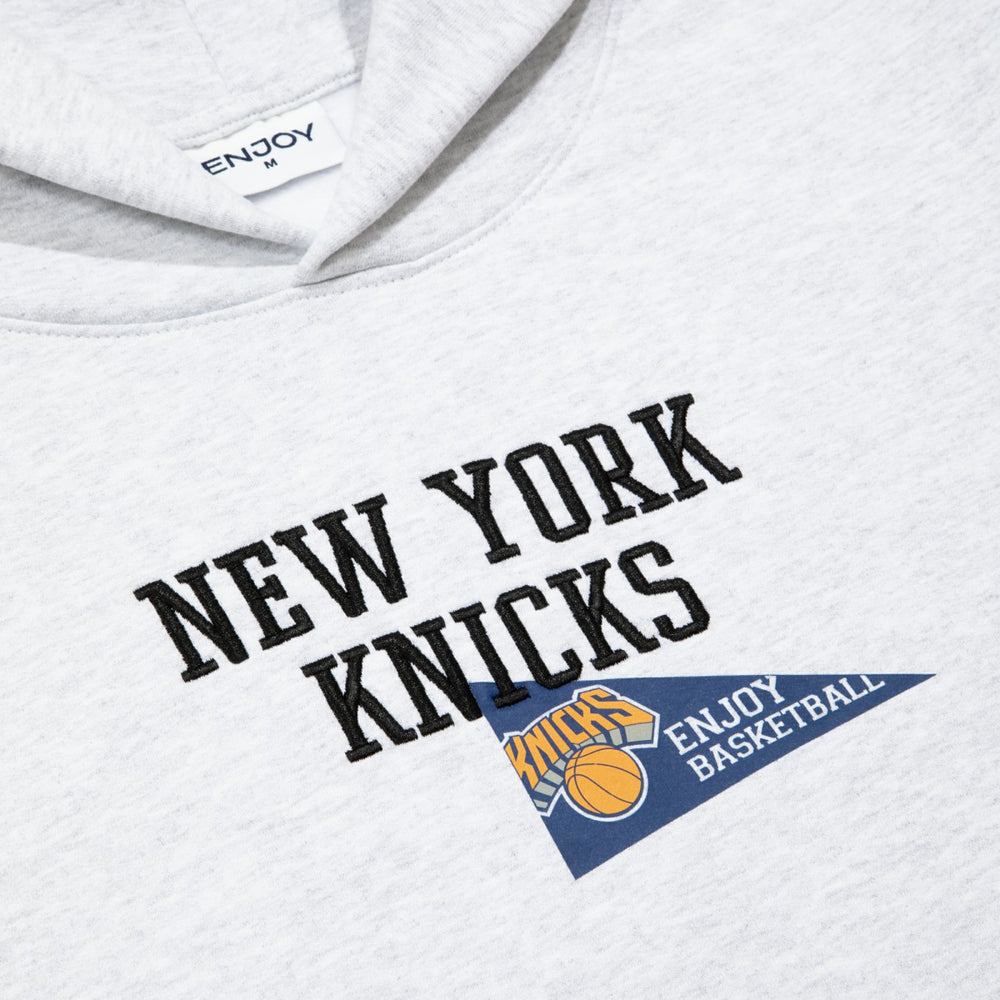 Enjoy Basketball x New York Knicks Unisex Hoop Enthusiast Capsule Collection Pullover Hoodie - Heather Gray outlet