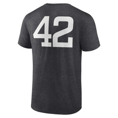 Athletics Jackie Robinson Day Name & Number T-Shirt Charcoal