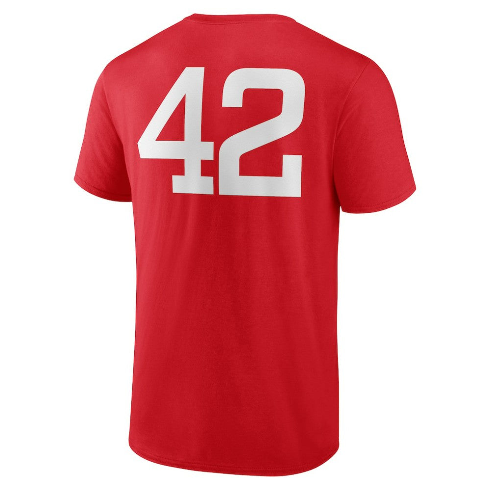 St. Louis Cardinals Jackie Robinson Day Name & Number T-Shirt Red