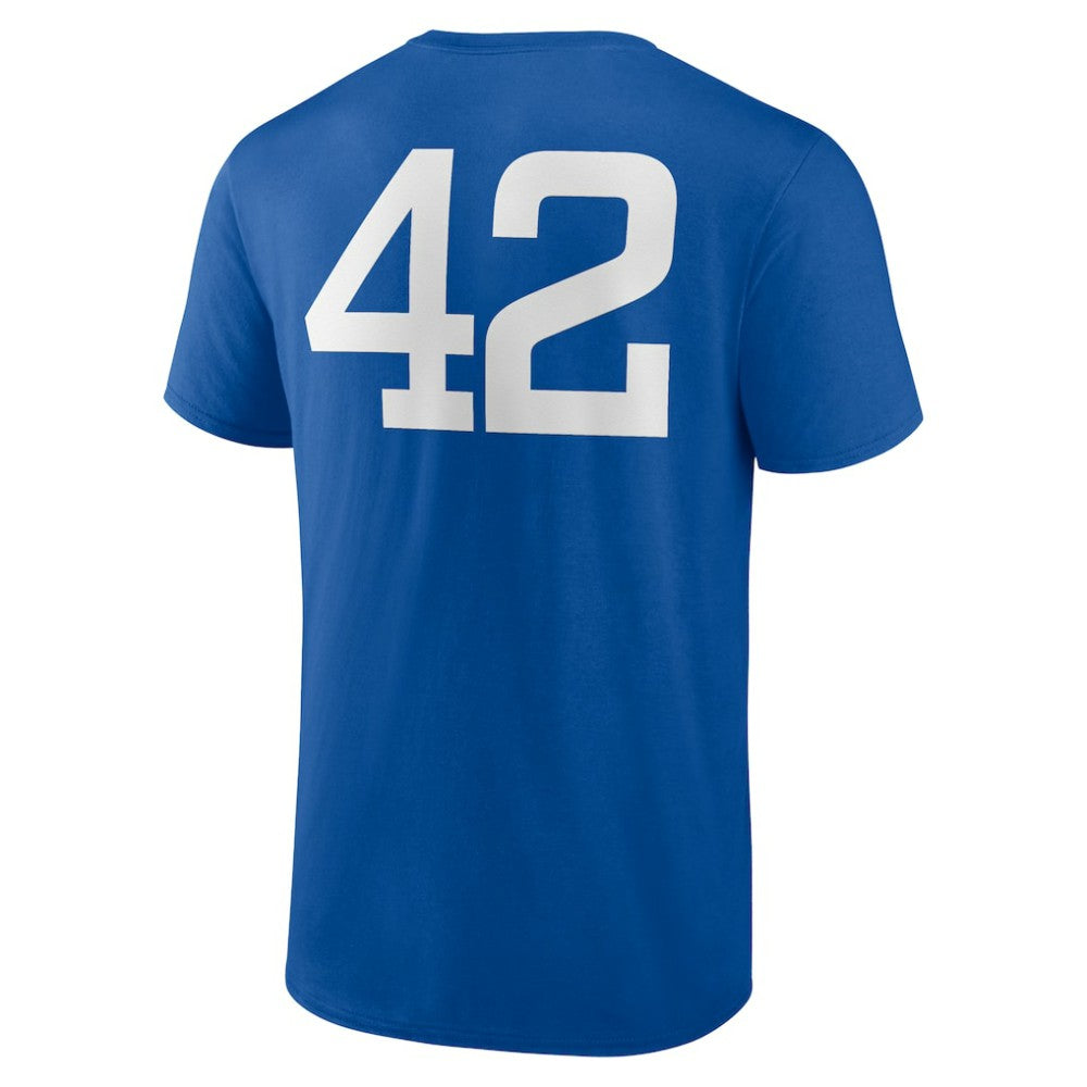 Texas Rangers Jackie Robinson Day Name & Number T-Shirt Royal
