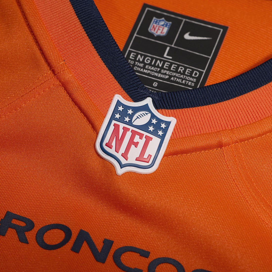 Evan Engram Denver Broncos Team Game Jersey - Orange for sale