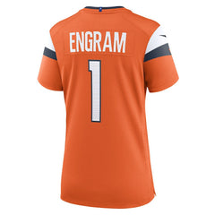 Evan Engram Denver Broncos Women's Team Game Jersey - Orange outlet