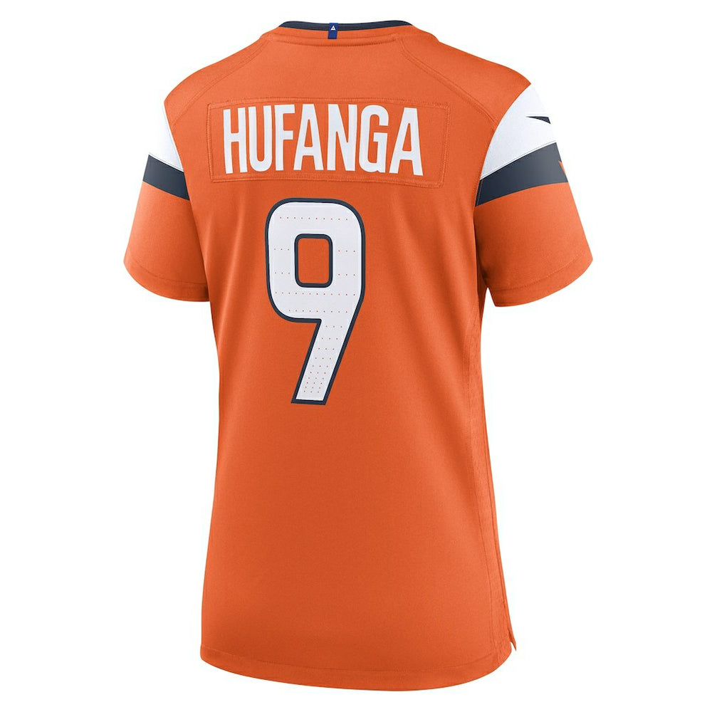 Talanoa Hufanga Denver Broncos Women's Team Game Jersey - Orange cheap