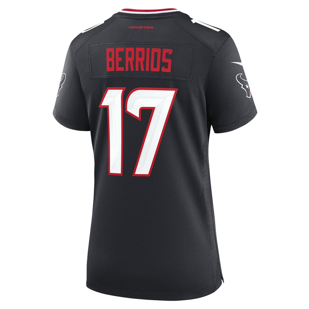 Braxton Berrios Houston Texans Women's Team Game Jersey - Navy discount