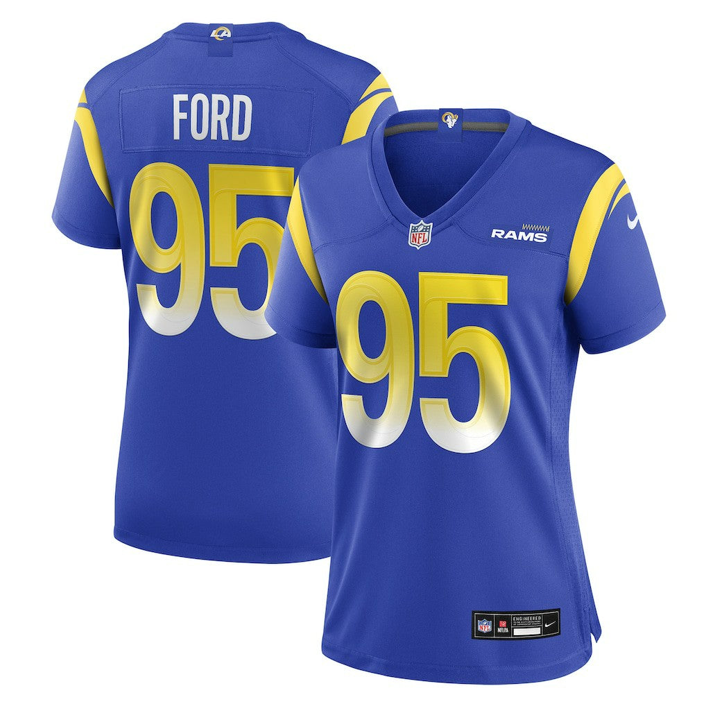 Poona Ford Los Angeles Rams Women's Team Game Jersey - Royal on sale