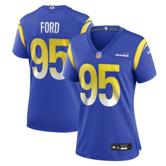 Poona Ford Los Angeles Rams Women's Team Game Jersey - Royal on sale