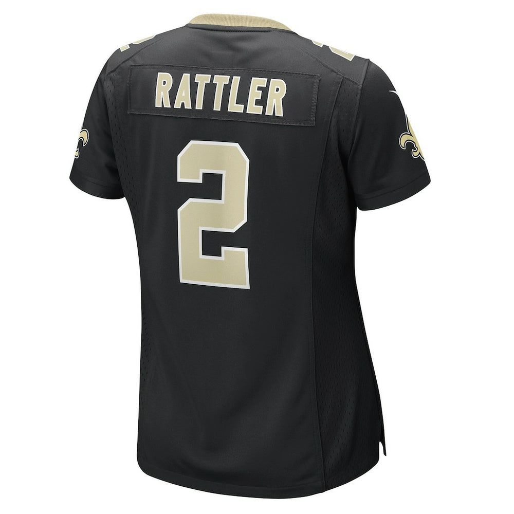 Spencer Rattler New Orleans Saints Women's Team Game Jersey - Black outlet