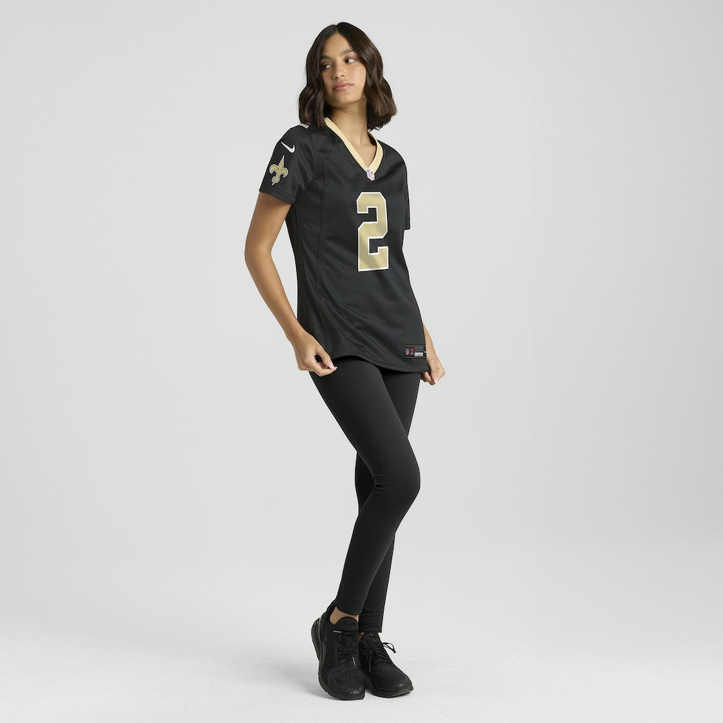 Spencer Rattler New Orleans Saints Women's Team Game Jersey - Black outlet