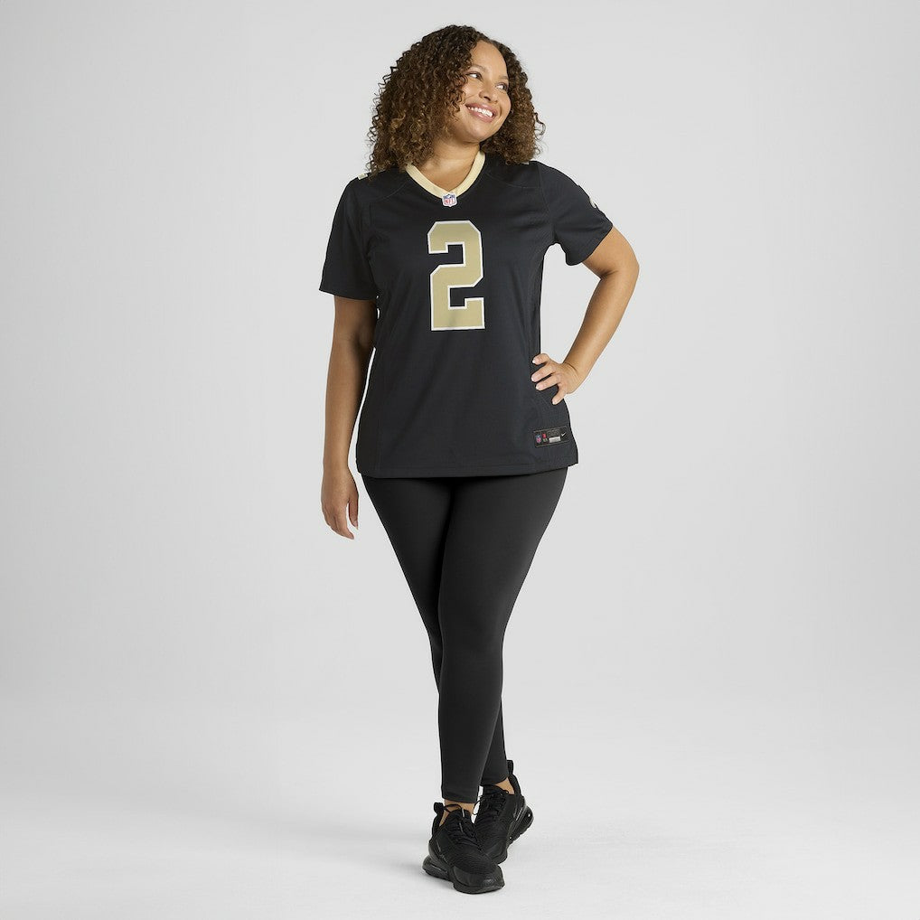 Spencer Rattler New Orleans Saints Women's Team Game Jersey - Black outlet