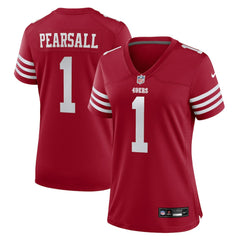 Ricky Pearsall San Francisco 49ers Women's Team Game Jersey - Scarlet sale