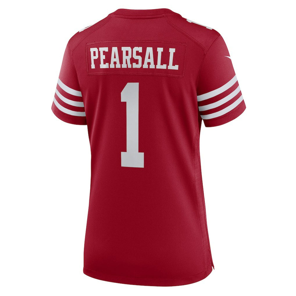 Ricky Pearsall San Francisco 49ers Women's Team Game Jersey - Scarlet sale