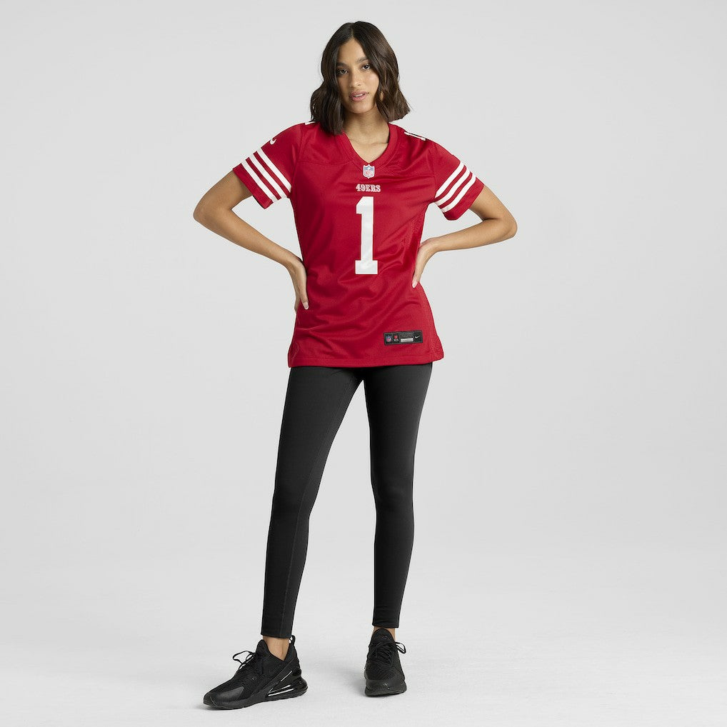 Ricky Pearsall San Francisco 49ers Women's Team Game Jersey - Scarlet sale