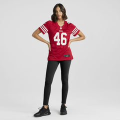 Jon Weeks San Francisco 49ers Women's Team Game Jersey - Scarlet outlet