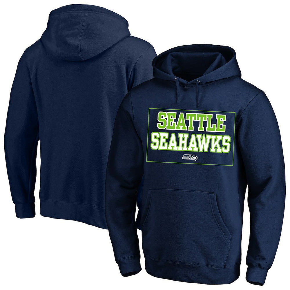 Seattle Seahawks Big & Tall Fleece Hoodie - College Navy cheap