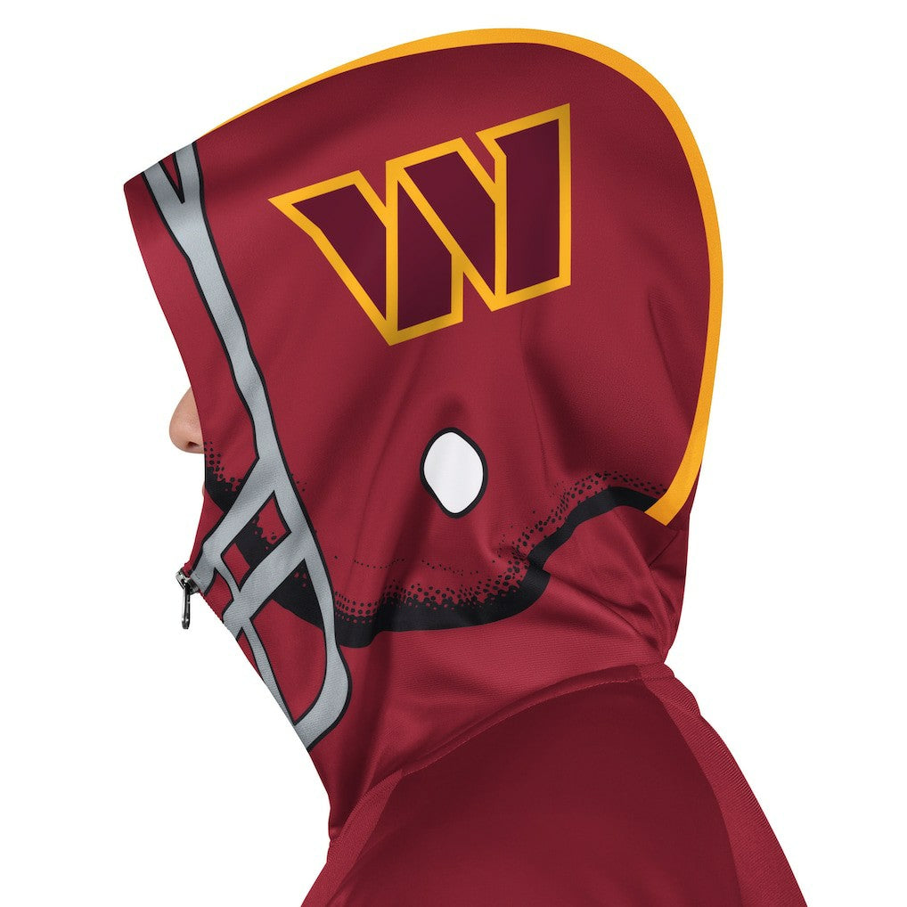 Washington Commanders Pro Player Helmet Full-Zip Hooded Track Jacket - Burgundy/Gold cheap